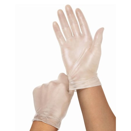 Medline Medline, Disposable Gloves, Vinyl, Powder-Free, 7, 1500 PK, Clear SB513